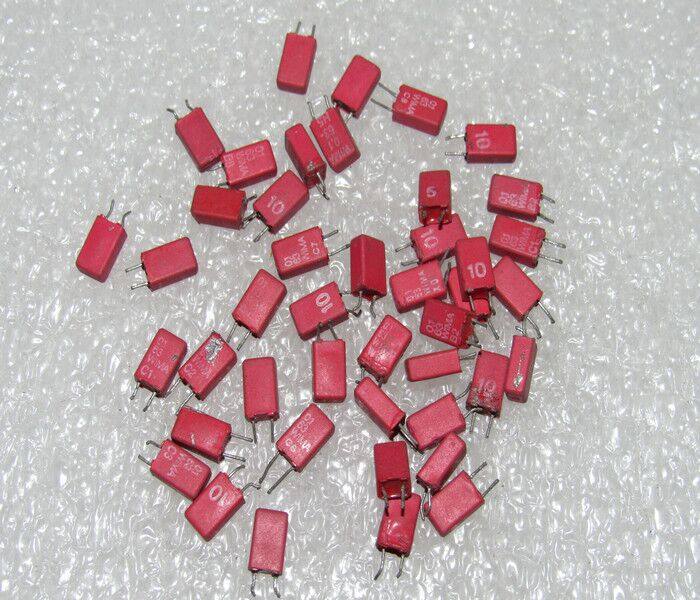 Germany WIMA Red Weima 63V0 1UF 100NF 104K P-2 5 Copper Foot Fever Film Capacitor
