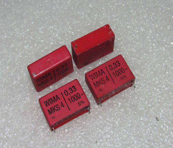 Disassembly machine Germany WIMA Red Weima MKS4 1000V0 33UF 334 fever coupling film capacitor