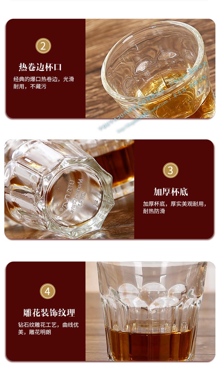 Bao bì cũ nguyên bản IKEA nước thủy tinh nhỏ bia ly rượu thủy tinh thủy tinh 6 hộp 180 ml - Tách bình giữ nhiệt 1.5 lít