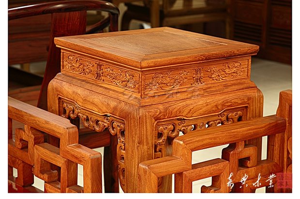 Nội thất gỗ gụ Dongyang / Sofa gỗ hồng mộc Miến Điện / Sofa gỗ gụ / Bộ ghế sofa gỗ hồng mộc Miến Điện của 11 bộ - Bộ đồ nội thất kệ phòng khách