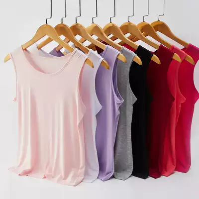 Vest female middle-aged mother Modal sling wearing loose medium and long version of middle-aged and elderly aunt Murder