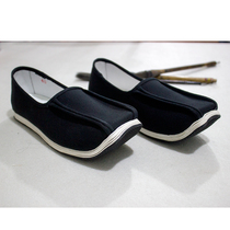 Song Ming-made Han clothes Shoes Teething Fu Son Performance Mens Cotton Numb cloth soles Jiangnan Baekscene Qiu Yingcos Single Shoe