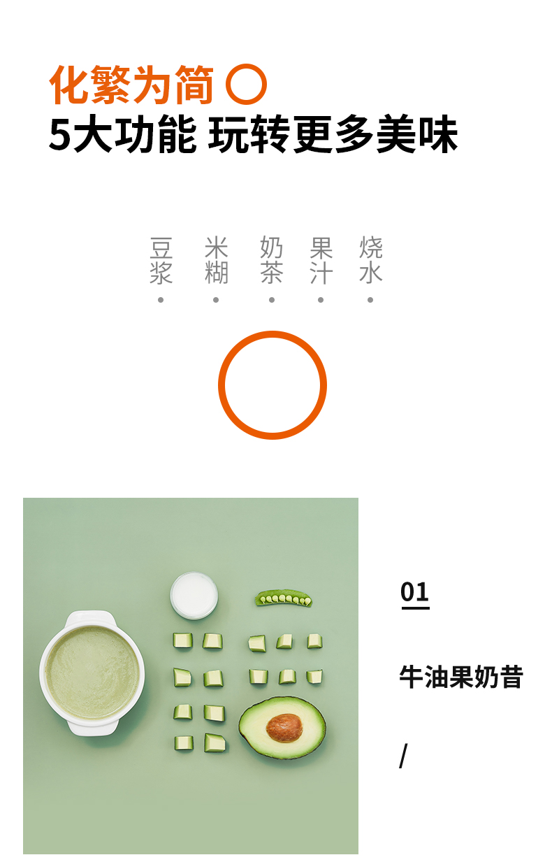 九阳 全自动小型豆浆机 无需泡豆/自动熬煮/破壁免滤 图5