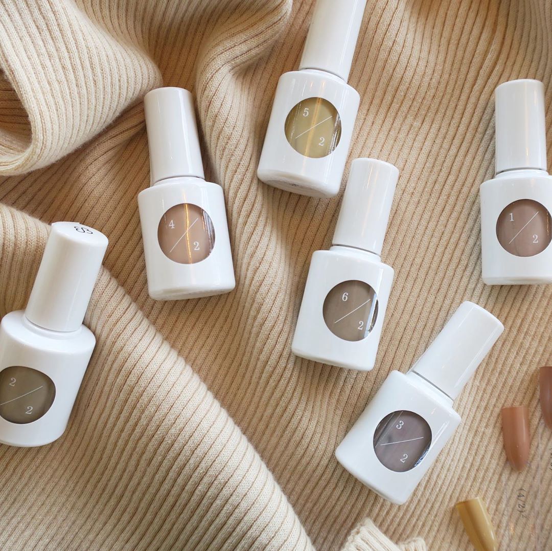 (Spot)Japanese cabinet UKA nail polish clear jelly color nude color system 10ml