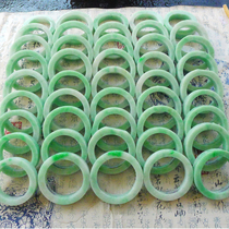 Natural Emerald A Cargo Bracelet Fur Ingredients Ice Glutinous noble Princess Bracelet Slim round bar Violet Zum mother Green woman