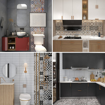 Matt color flower brick 600x600 geometric tile floor tile toilet kitchen art flower piece imitation ancient brick anti-slip