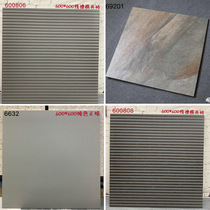 Pure gray antique brick 600x600 non-slip floor tiles balcony terrace retro brick cement brick residential building brick