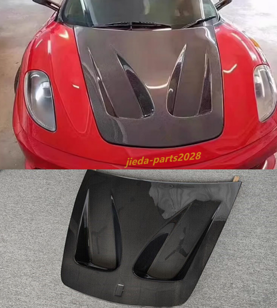 Fits For Ferrari F430 2004-2009 Real Carbon Fiber Front Hood