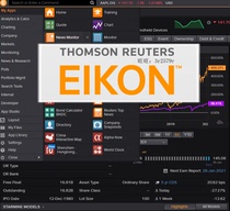 Thomson Reuters Eikon Financial Database Terminal eikon Account Reuters Refinitiv
