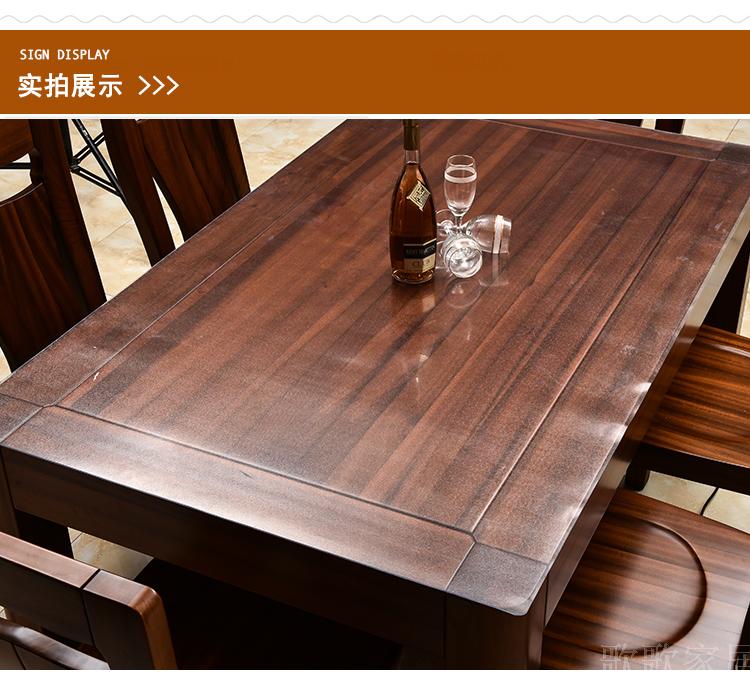 Đơn giản hiện đại mờ mờ dày thủy tinh mềm PVC cách nhiệt chống thấm nước nóng bàn trà bảng mat khăn trải bàn vải khăn ăn khách sạn
