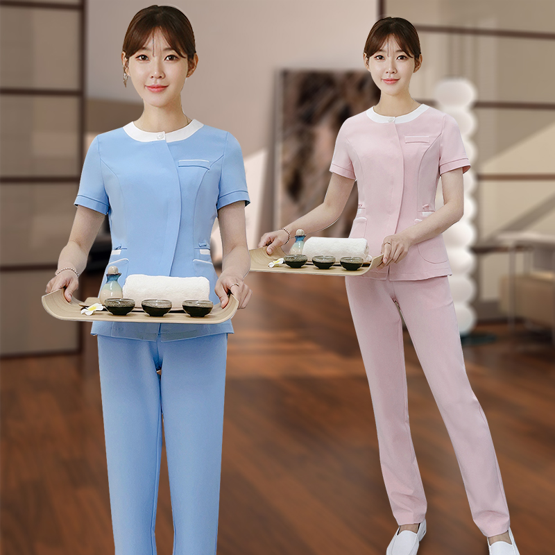 White Coats Woman Semi-permanent High-end Custom Long Sleeve Beauty Division Nurse Beauty Institute Han Style Skin Management Workwear