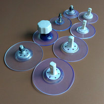 Punch-free screw sticker powerful with screw suction cup shelf fixed without mark screws transparent plastic vacuum suction cup