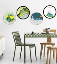 Garden minimalist Leisure Patio Outdoor Table And Chairs Milk Tea Shop Cafe Iron Art Color Open-air Table and table