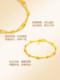 Mengjinyuan Transfer Bead Gold Bracelet for Women, New Double-Layer Bracelet, Pure Gold Bangle, Jewelry Gift for Girlfriend