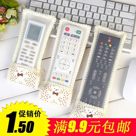 Home Pastoral Clothing Transparent Remote Control Cover Remote Control Cover Remote Control Cover for Home Pastoral Clothing Cloth Clothing Clothing Cloth - Clothing Remote Control Cover