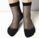 Mùa thu và mùa đông pha lê lụa chống nứt nữ vớ phiên bản Hàn Quốc của cotton mỏng gót chân bằng vải voan lụa thủy tinh chống chân khô - Bít tất nữ