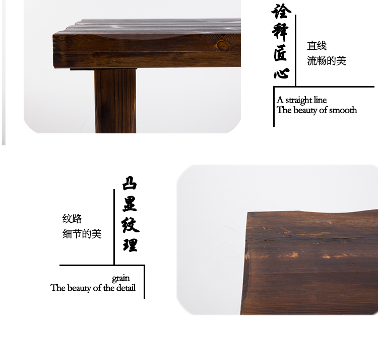 Gỗ chống ăn mòn / bàn ghế ngoài trời giải trí / sân gỗ đồ gỗ rắn thanh mở ghế ngoài trời ghế giải trí bàn ngoài trời mẫu bàn ghế ngoài trời đẹp
