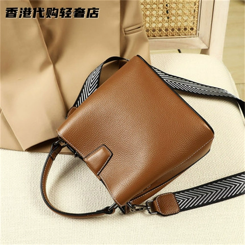 Весенняя вместительная и большая сумка через плечо, портативная сумка на одно плечо, из натуральной кожи