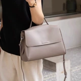 Барсетка, вместительная и большая сумка через плечо на одно плечо, официальный продукт, городской стиль, из натуральной кожи