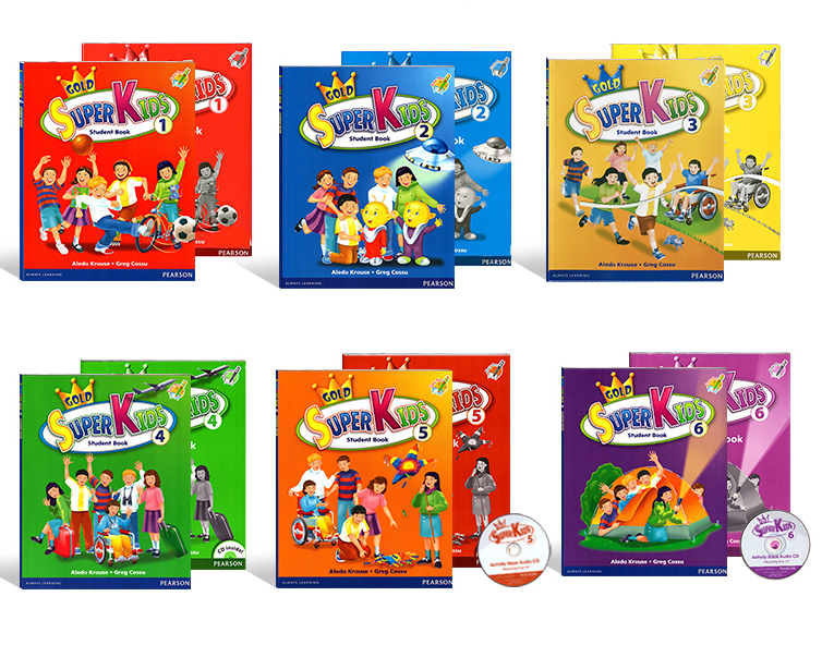 スーパーキッズ Super Kids 英語テキスト 1-6 計12冊 全セット 【公式