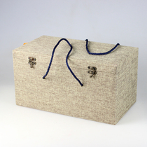 Ornaments brocade box vase jade stone crafts gift box box rectangular vase brocade box brocade box custom