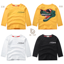 Boy long sleeve T-shirt 2020 new spring and autumn dress children Korean cotton long sleeve childrens shirt tide