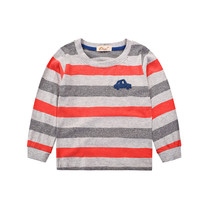 2020 Spring and Autumn boys long sleeve T-shirt Children Baby base shirt girl striped shirt tide