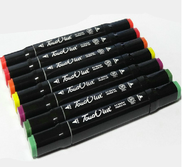 touch microphone pen 3 generation double-headed alcohol oily microphone pen single student animation landscape clothing hand-painted brush