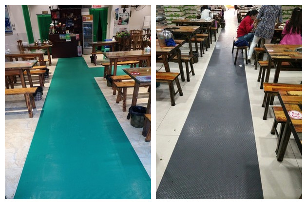 Thảm chống trượt PVC thảm chống thấm mat khu vực lớn thảm nhựa sàn nhà bếp keo dán phòng tắm mặc sàn mat - Thảm sàn xốp trải sàn vân gỗ