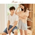 Dingguagua phụ nữ quần ở nhà cotton đồ ngủ pijama phụ nữ mùa hè quần short cotton mỏng phụ nữ phong cách thể thao giải trí - Quần tây