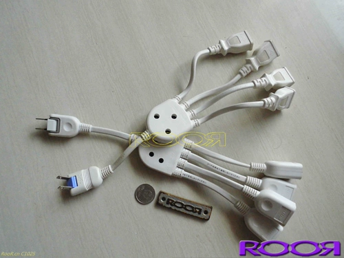 Pure Imported Japan 1 Point 4 Plugul -In Plugce может сгибать пространство для сбережений и красивое пространство. Один порт разделен на 4