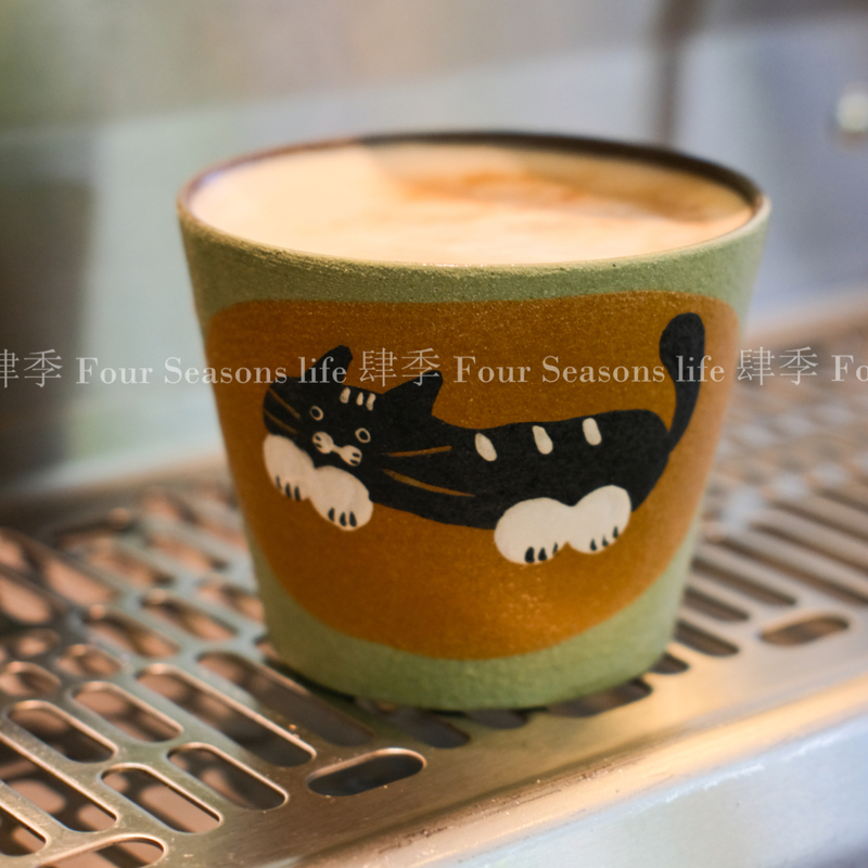 Jingdezhen Hand-Painted Lazy Cat Pig Mouth Cup Purple Clay Coffee Cup Latte Art Cup Master Cup Cute Gift Jingdezhen Hand-Painted Lazy Cat Pig Mouth Cup Purple Clay Coffee Cup Latte Art Cup Master Cup Cute Gift