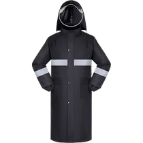 Mens long raincoat full body rainproof adult outdoor wear womens labor protection reflective single-piece one-piece work fishing poncho
