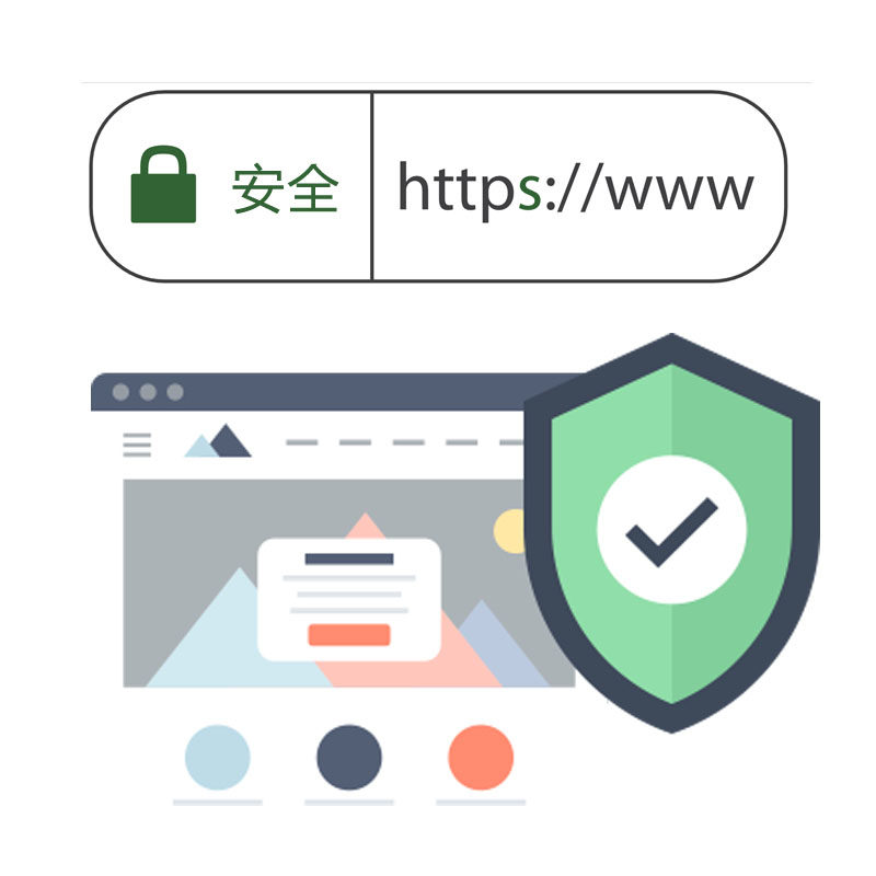 Quickly apply for ssl certificate Compatible with all browser locks URL https encryption Domain name anti-hijacking
