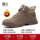 High-top labor protection shoes for men, anti-smash and anti-puncture, lightweight and safe, advanced steel-toe construction site factory-specific old insurance men's shoes