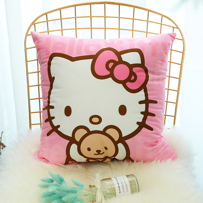 Xin chào kt Hello Kitty dễ thương phim hoạt hình gối hellokitty mèo sofa gối đệm món quà con