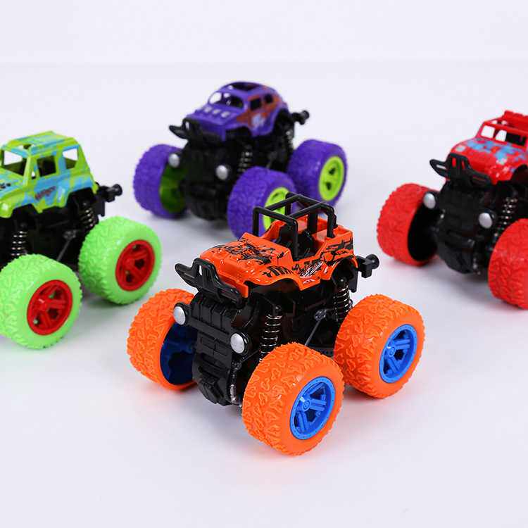 Children's four - drive inertial off - road car boy simulation cross - country model car children's small car prize