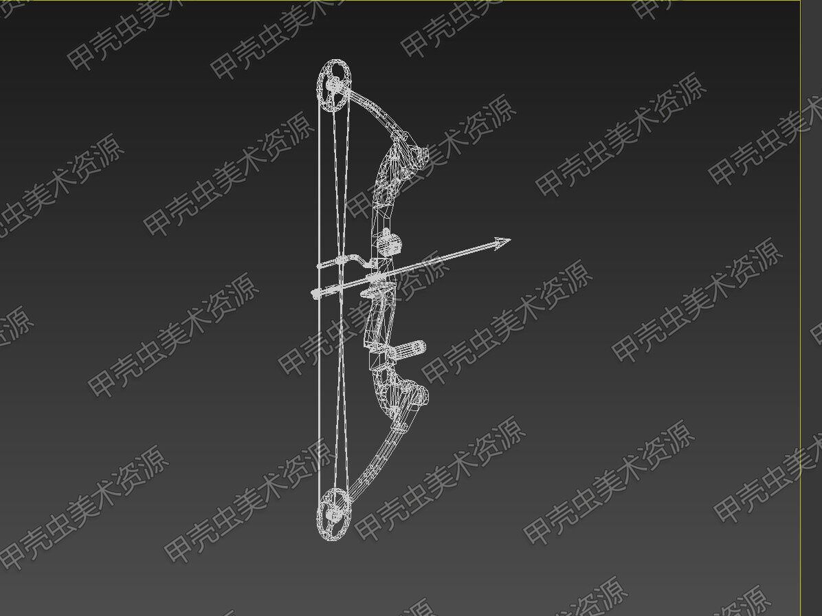 次时代带法线弓箭低模复合弓武器3D模型Unity素材推荐_steam游戏_淘宝游戏网