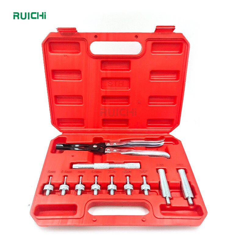 11 pieces of valve spring compression disassembly pliers valve oil seal pliers valve oil seal disassembly tool valve pulling pliers