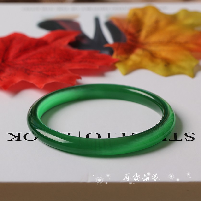 Vòng tay Opal Vòng tay chính hãng Emerald Green Opal Vòng đeo tay Bán thời trang Lady vòng tay chỉ đỏ
