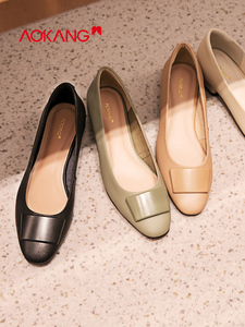 99元包邮  AOKANG 奥康 106211005a 女士平底鞋