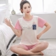 Mùa hè mới cotton vài bộ đồ ngủ ngắn tay phù hợp với nam và nữ phục vụ phim hoạt hình giản dị XL bộ đồ mặc nhà mùa hè đẹp