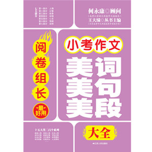 正版书籍阅卷组长 小考作文*好用美词美句美段 作者慧琴　主编的书 江苏人民出版社 9787214129703书号开学季