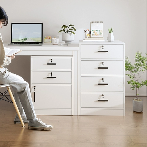 Шкаф для документов, офисный шкаф под столом, шкаф для хранения вещей с замком, информационный шкафчик, офисный шкаф с ящиком, низкий шкаф