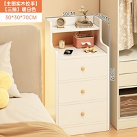 [Рекомендуется основное изображение❤ Ручка из массива дерева] [Три туфли] Теплый белый 30*30*70