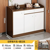 Дубовый, белый, 90×30×100см