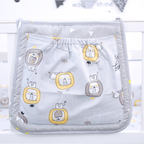 Nordic style baby diaper hanging bag Baby multi-function diaper pocket Newborn cotton sundries bag