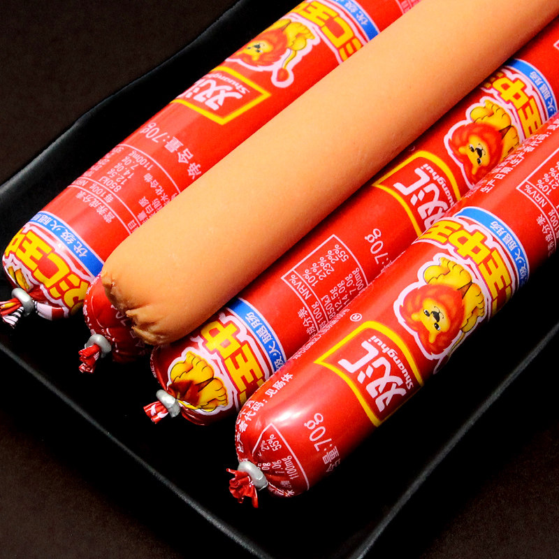 Shuanghui King Zhongwang ham 70g 60g thick sausage FCL wholesale snacks