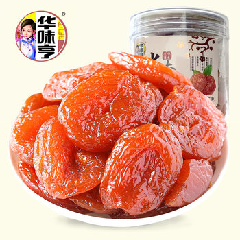 Huawei Heng Crystal Apricot Preserves 155g*5 Cans of Dried Apricots, Apricot Meat, Plum Preserves, Seedless Fruit Preserves, Candied Fruit Snacks