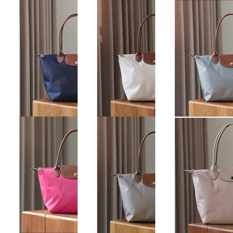 French Discount Area New Medium-Sized Long-Handle Tote Bag Large Nylon Dumpling Bag Shopping Bag Handbag Crossbody Bag French Discount Area New Medium-Sized Long-Handle Tote Bag Large Nylon Dumpling Bag Shopping Bag Handbag Crossbody Bag